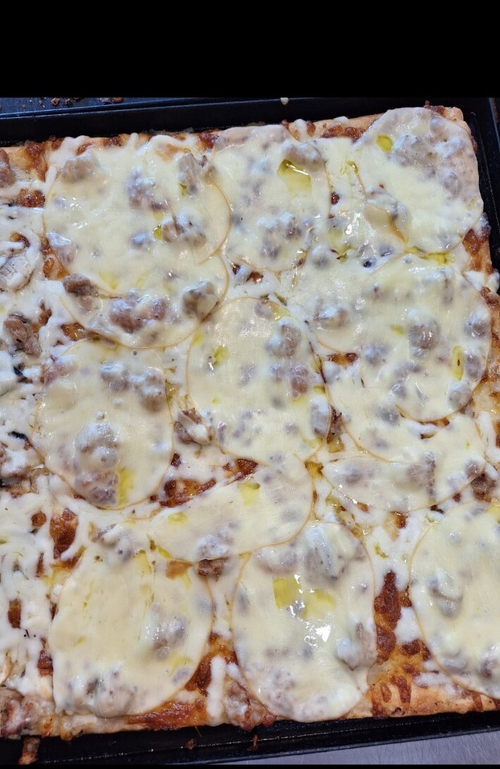 Funghi e crema di formaggio